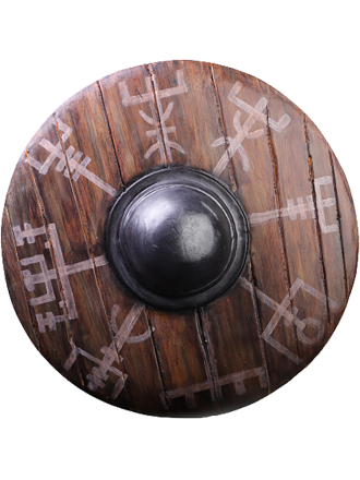 Trollfelsen 50cm LARP-Rundschild "Vegvisir" 